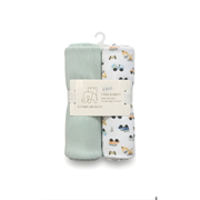 Set de 2 Sabanitas con Diseño de Construcción