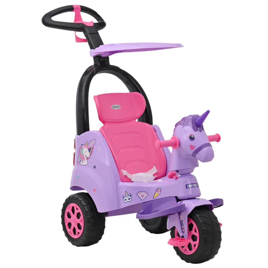 Triciclo Prinsel Super Trike 2 en 1 Unicornio Lila