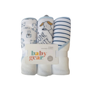 Set de 3 toallas para el baño Baby Gear perritos