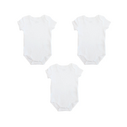 set de 3 pañaleros blancos lisos