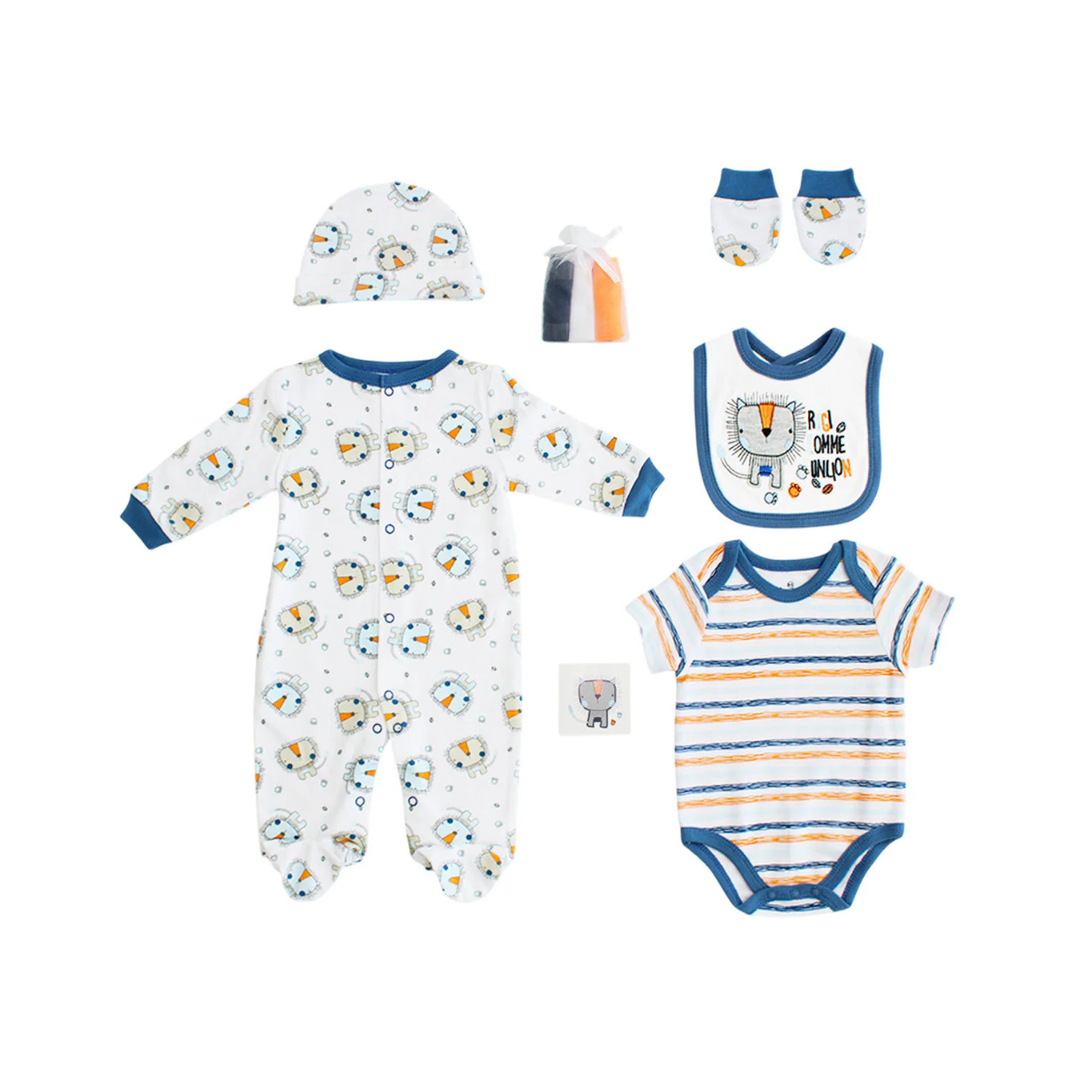 Set 8 Pcs Niño Azul naranja
