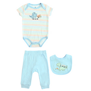 Set de 3 piezas para bebé dinosaurios