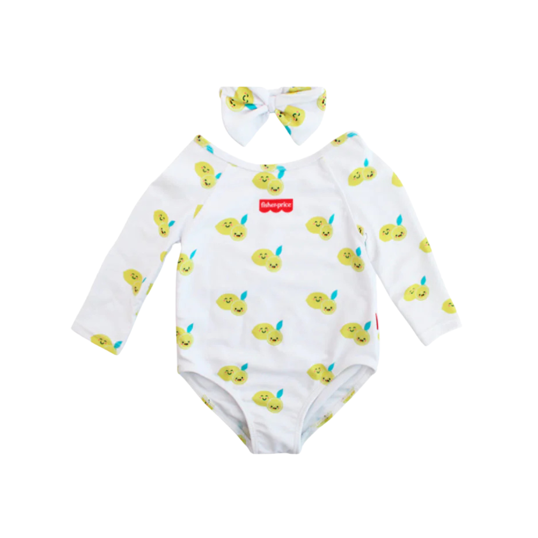 Vestido Baño Niña limones