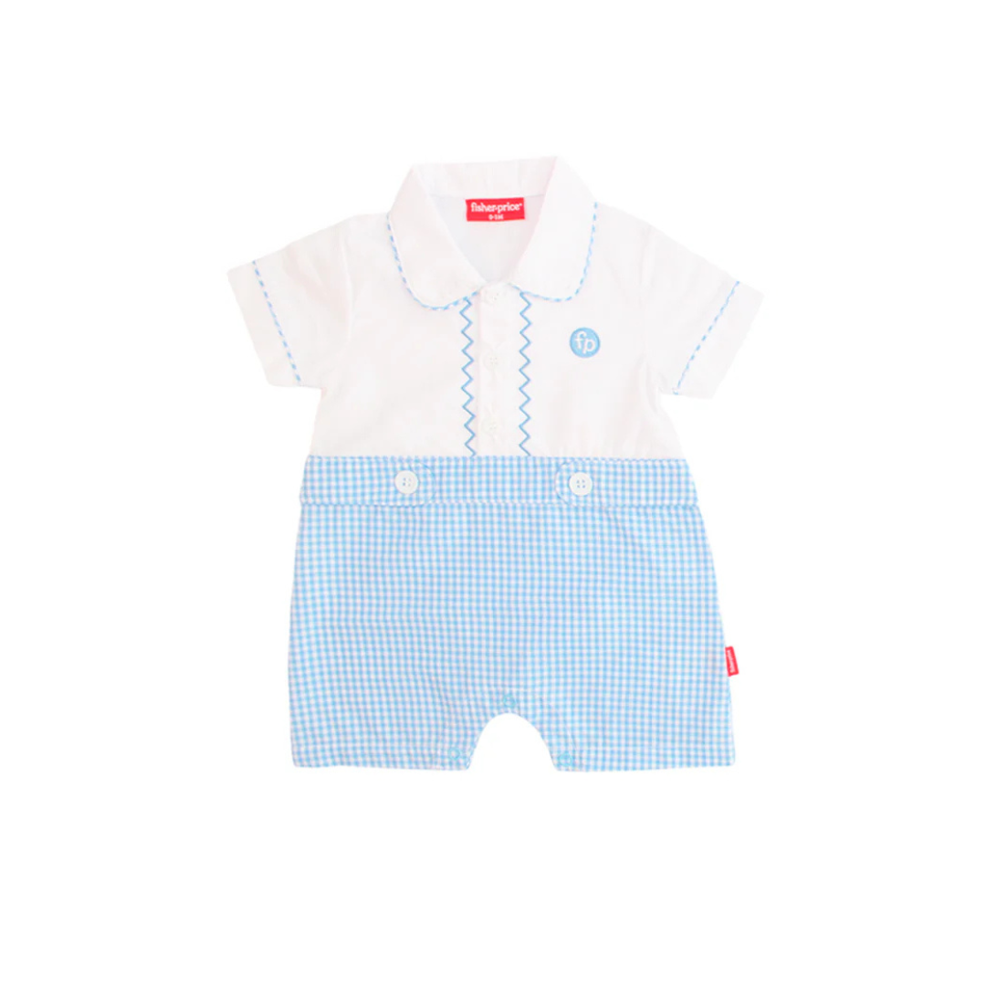 Romper Fisher-Price para bebé blanco
