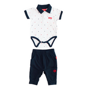 Pañalero y pantalón Fisher-Price para bebé azul