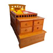 cuna cama lunas y estrellas DLX