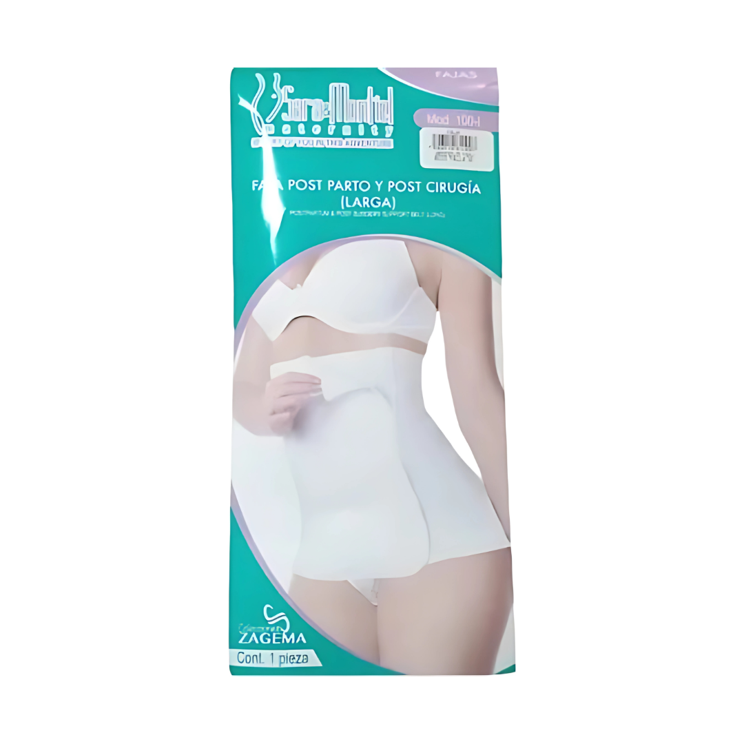 Faja Larga Para Despues Del Parto De Lycra Ajustable